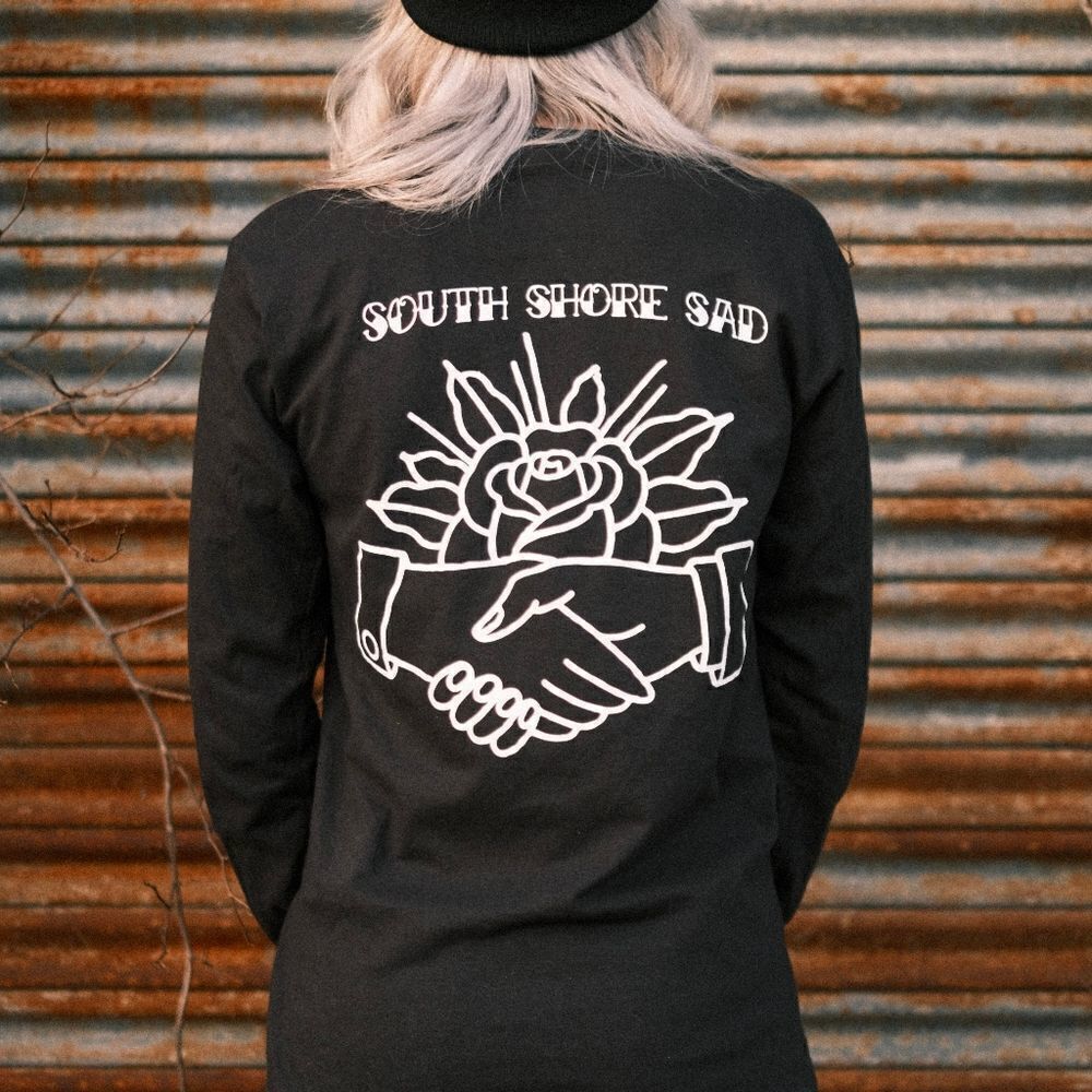 South Shore Sad • American Traditional Tattoo Style Long Sleeve Shirt